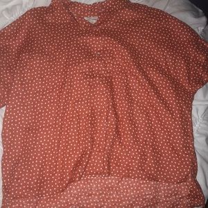 PolkaDot Orange Shirt